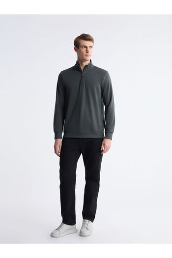 LC Waikiki Sparkling Choices from Shining Store |   Men's Sweatshirt with Stand Collar