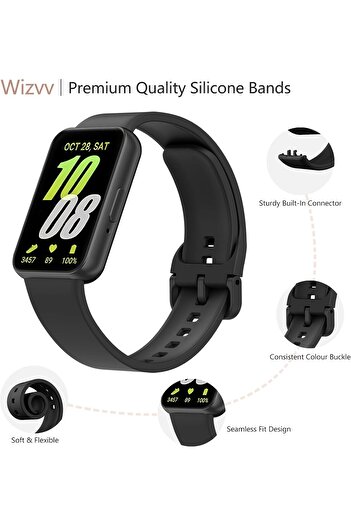 Other 5-Pack Adjustable Breathable Silicone Replacement Bands for Samsung Galaxy Fit 3 (SM-R390)