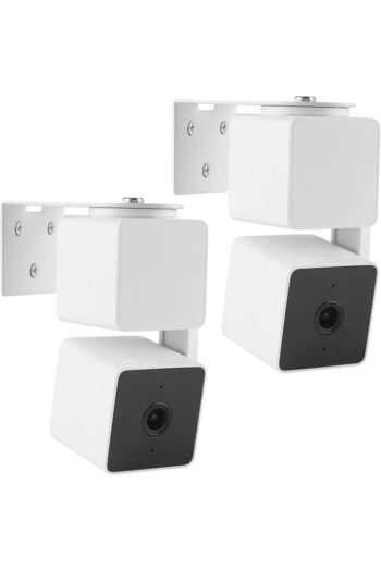 Other UYODM Adhesive Metal Wall Mount Bracket for Wyze Cam Pan V3/V4/V2 (VHB Stick-On, No-Drill)
