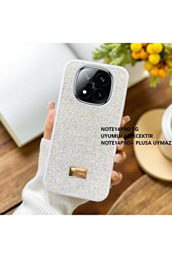 Kılıforyum Xiaomi Note14Pro 5g Case Diamond Luxury Rhinestone Glitter / Phone Case – Premium Series