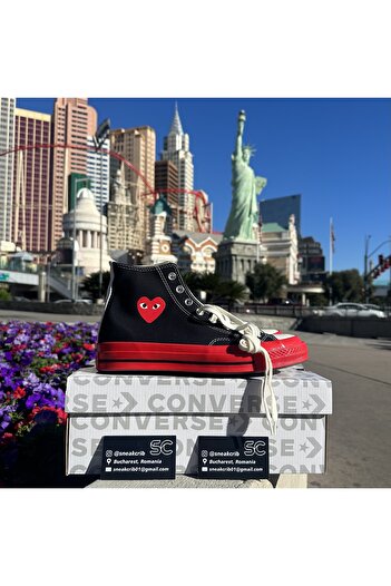 Converse Comme des Garcons Sport Shoes-Black Red