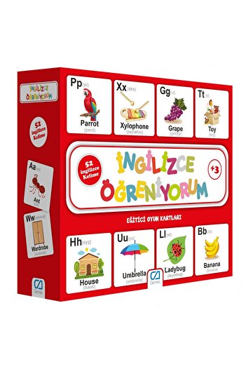TOYFEST I'm Learning English Educational Game Cards