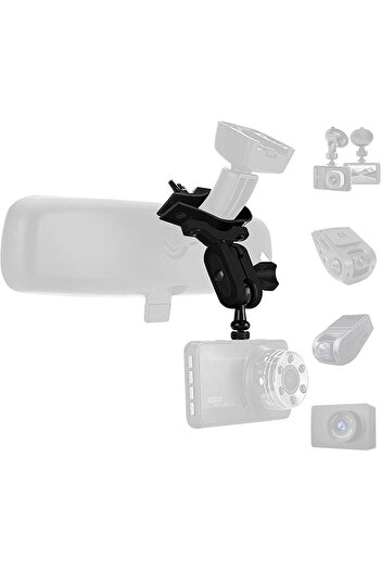 Other Dash Cam Rearview Mirror Mount with 15+ Adjustable Joints – Compatible with Many Dash Cams and GPS