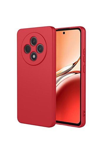 bestcase Husa Premium Silicon Case + Tempered Glass For Xiaomi Redmi 14C, Red