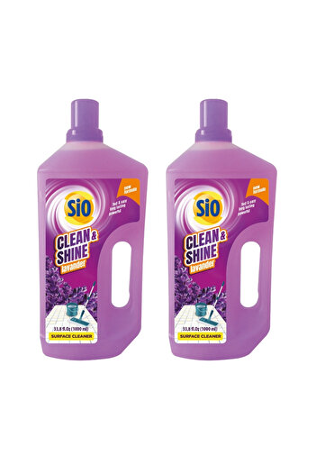 Sio Clean & Shine Floor Detergent - Lavender, 1L x 2 pcs.