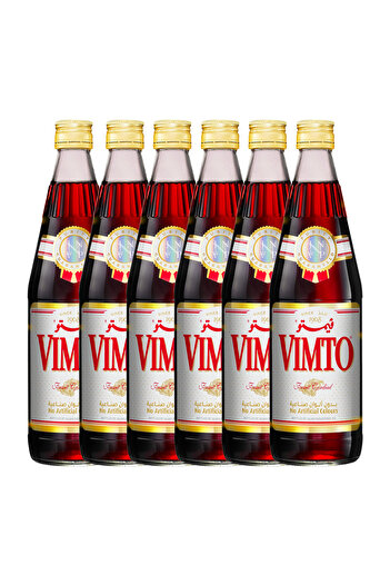 VIMTO Fruit Cordial Syrup, 710ml × 6