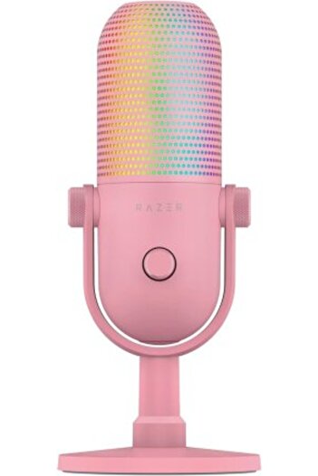 Other Razer | Microfon USB RGB cu funcție de dezactivare a sunetului prin atingere | Seiren V3 Chroma | Quartz | Nu