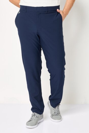 Lacoste Men Slim Fit Brand Logo Chino Pants, Navy