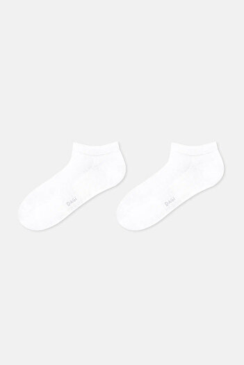 Dagi White Men's Coolmax Booties Socks