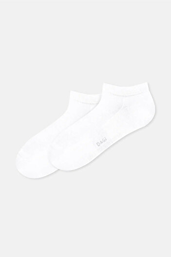 Dagi White Men's Coolmax Booties Socks