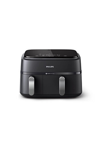 Other Friteuză Philips Airfryer cu coș dublu, 2750 W, 9 L, Rapid Air, neagră