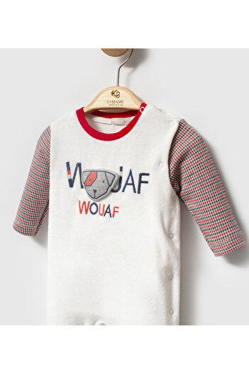 Cassiope Velvet Baby Romper (Boy)