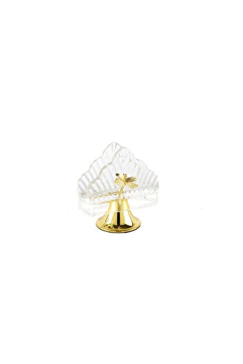 Mikasa Moor Gold Footed Glass Napkin Holder 12X7X13Cm