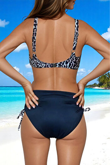 embody Ladies 2 piece swimsuit, plus size, animal print Aliss