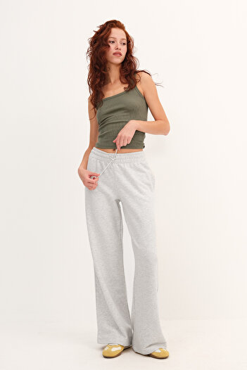Addax Elastic Waist Wide Leg Tracksuit Eşf1859