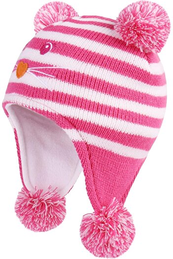 OEM LANGZHEN Toddler Infant Winter Hat Earflap Fleece Lined Beanie, 2-4 years