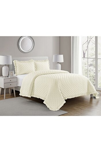 Kunzita Home Suha Beige Bedspread