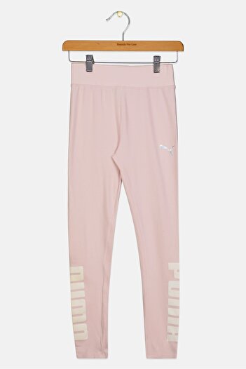 Puma Kids Girl Sportswear Fit Brand Logo Training Leggings, Pink