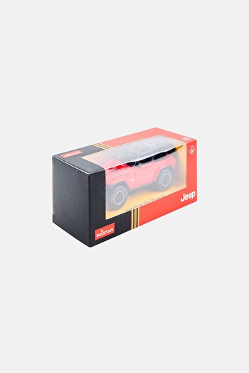 Rastar Jeep Wrangler Rubicon Scale 1/43 Die Cast Car, Red