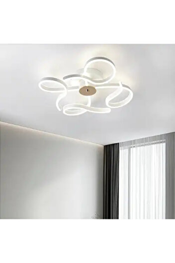 LED CONCEPT LED chandelier with three types of light, remote control, adjustable intensity, 288W, 60x60x15cm