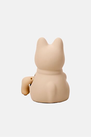 Muy Mucho Battery Powered Waving Cat, Beige