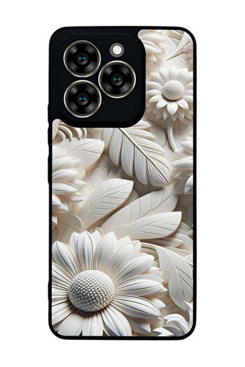 Aksel Kılıf Reeder S919 Compatible Printed , Matte Black, Soft Silicone, Protective, Shock Absorbing Cover, Case