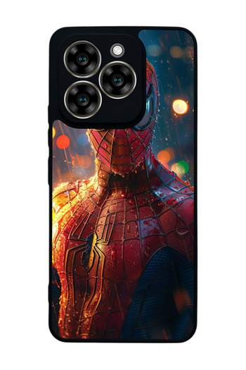 Aksel Kılıf Reeder S919 Compatible Printed , Matte Black, Soft Silicone, Protective, Shock Absorbing Cover, Case