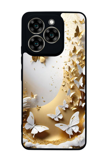 Aksel Kılıf Reeder S919 Compatible Printed , Matte Black, Soft Silicone, Protective, Shock Absorbing Cover, Case