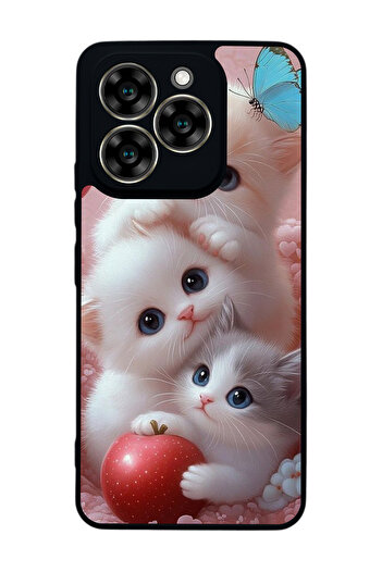 Aksel Kılıf Reeder S919 Compatible Printed , Matte Black, Soft Silicone, Protective, Shock Absorbing Cover, Case