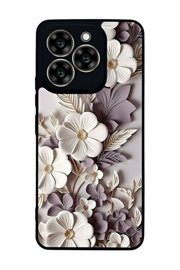 Aksel Kılıf Reeder S919 Compatible Printed , Matte Black, Soft Silicone, Protective, Shock Absorbing Cover, Case
