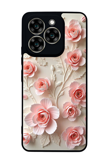 Aksel Kılıf Reeder S919 Compatible Printed , Matte Black, Soft Silicone, Protective, Shock Absorbing Cover, Case