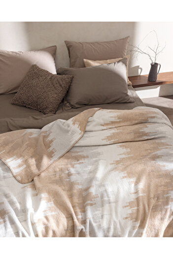 Madame Coco Lemoza Single Jacquard Cotton Blanket - Colorful
