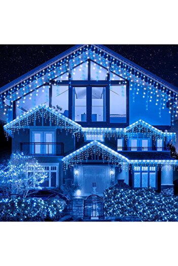OEM Christmas Turturi Installation 15 m, 300 LEDs, 8 light effects, Interconnectable, Blue/White