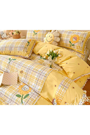 Dercasa 4-piece bedding set (bedsheet, duvet cover, 2 pillowcases)