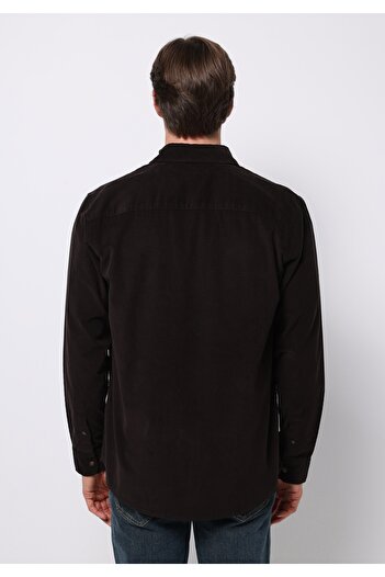 Colin's Сорочка Regular Fit Shirt Neck Прямий чоловічий коричневий сорочка з довгими рукавами