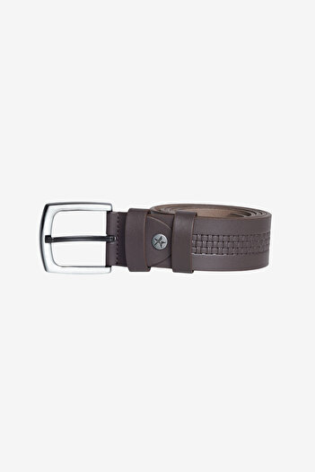 ALTINYILDIZ CLASSICS Men's Brown Casual Jeans Denim Jean Pants Belt