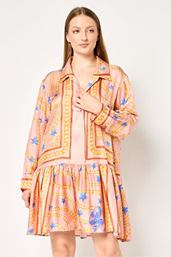 SANDRO Women Allover Print Mini Dress, Multicolor