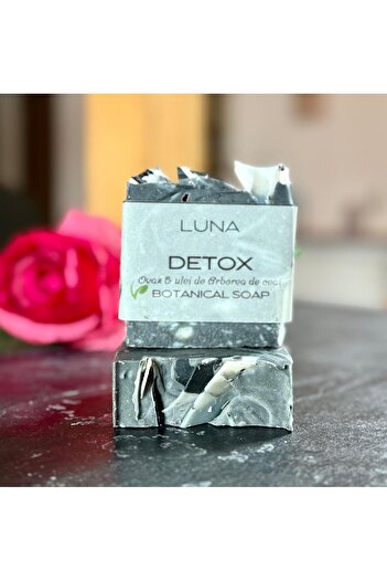 LUNA SPA Luna DETOX soap with activated charcoal and tea tree oil, 100g