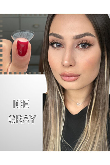 RABIR Ice Gray göz takma kirpik yıllık kullanım 14mm