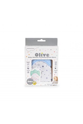 Cangaroo Manusa bebelusi pentru dentitie Olive blue