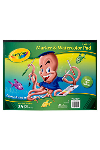 Crayola Giant Marker & Watercolor Pad