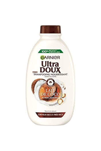 Garnier Nourishing shampoo with coconut milk and macadamia, Ultra Doux, 300 ml