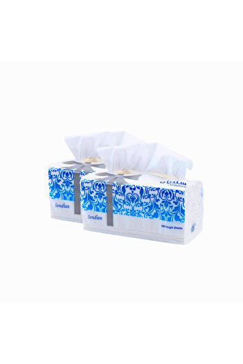 Generic Facial Tissues 500 Single Tissues - Oak (2 Pack)