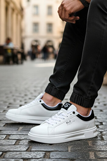 Giyyin Αθλητικά παπούτσια Sneaker Λευκά Καθημερινά Άνετα Ποιοτικά Με κορδόνια Ορθοπεδικά Κατάλληλα για το Χειμώνα
