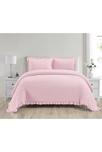 Kunzita Home Suha bedspread - double - pink