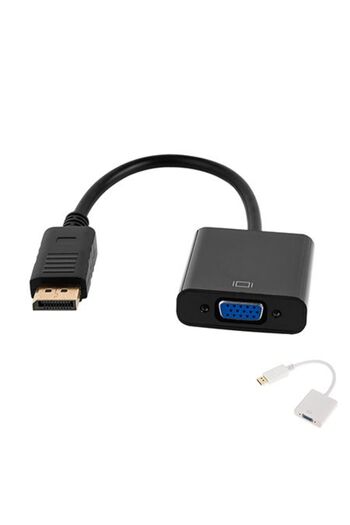 KlaussTech Display Port Adapter - VGA Cable Signal Quality