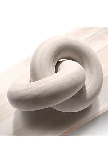 Generic MINCORD Round Coffee Table Wood Knot Decor, Shelf Decor, Wooden Chain Link Decor, Coffee Table Deco