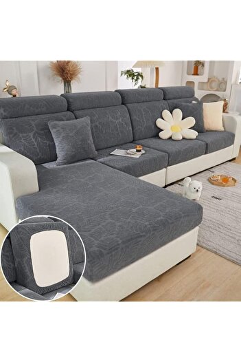 Generic GEBIN Sofa Seat Cushion Covers, Sofa Cover, Sofa Slipcover, L Shape Sectional Couch Covers, Separat