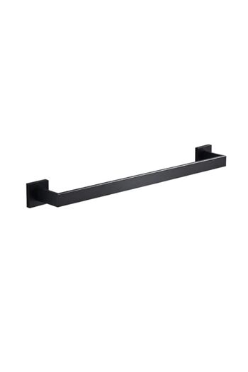 Generic SUNTAI Matte Black Bathroom Towel Bar, Stainless Steel Towel Rack Wall Mounted, Modern Square Towel