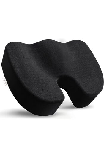 Generic EETU Premium Comfort Seat Cushion, Non-Slip Orthopedic 100% Memory Foam Coccyx Cushion for Tailbone